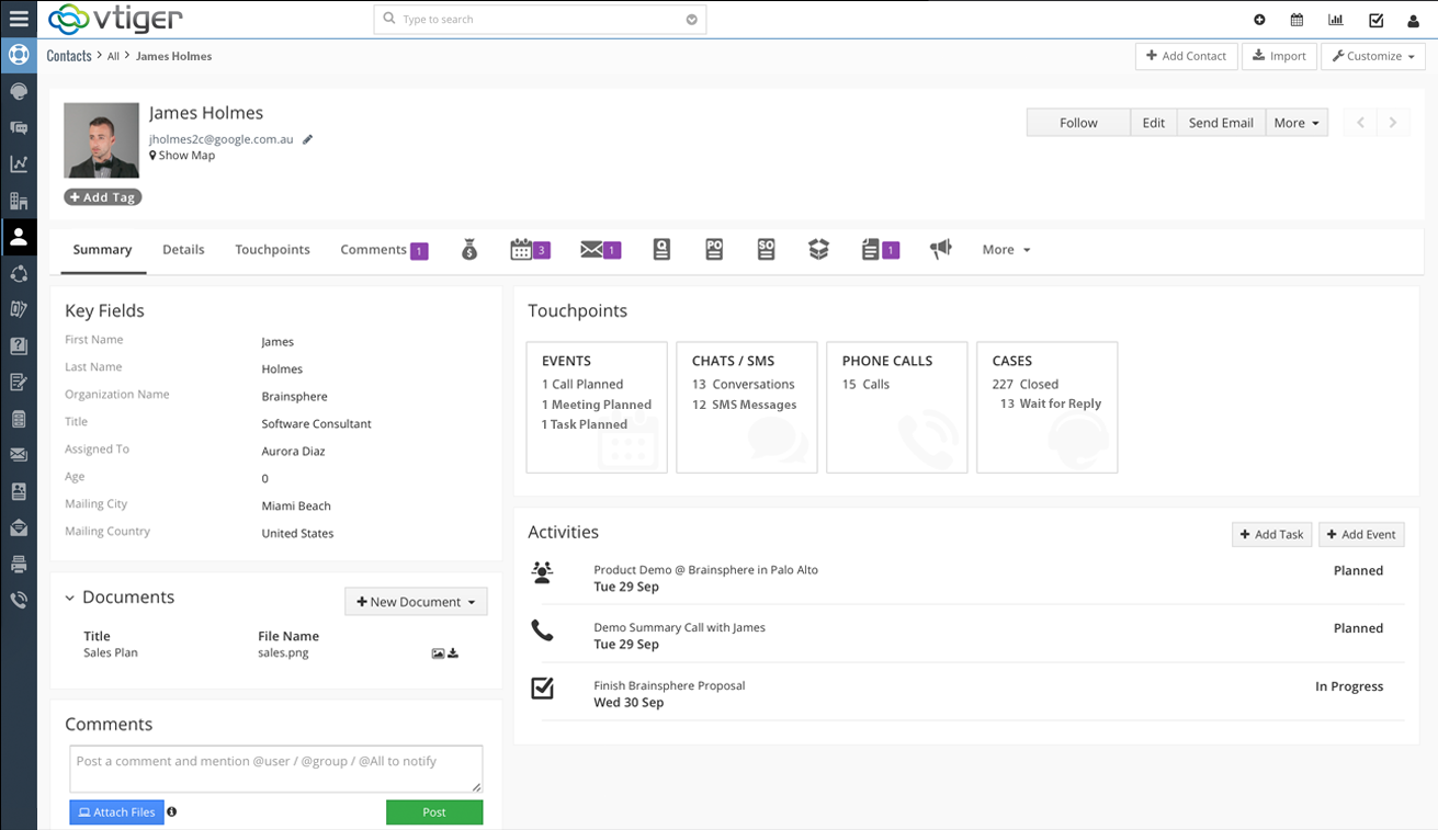Vtiger crm open source Vtiger crm open source