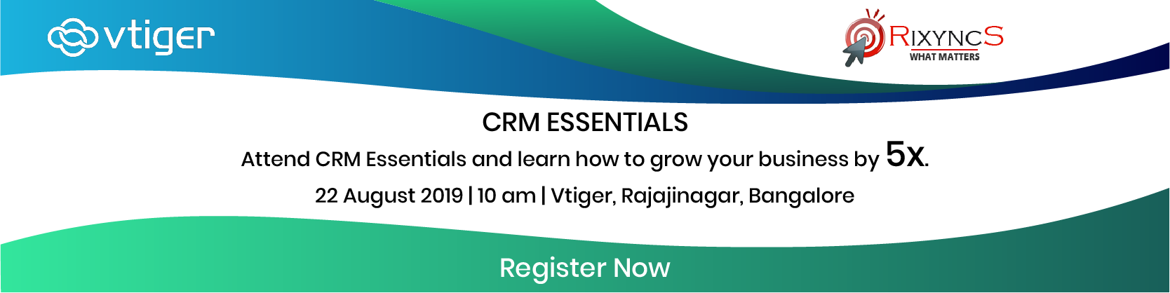 CRM essentials, Vtiger, Rixyncs