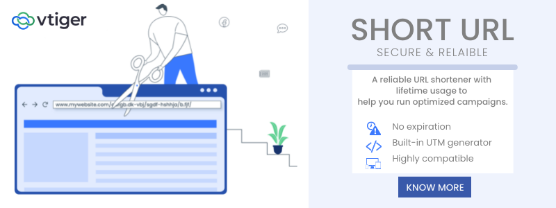 Vtiger URL Shortener