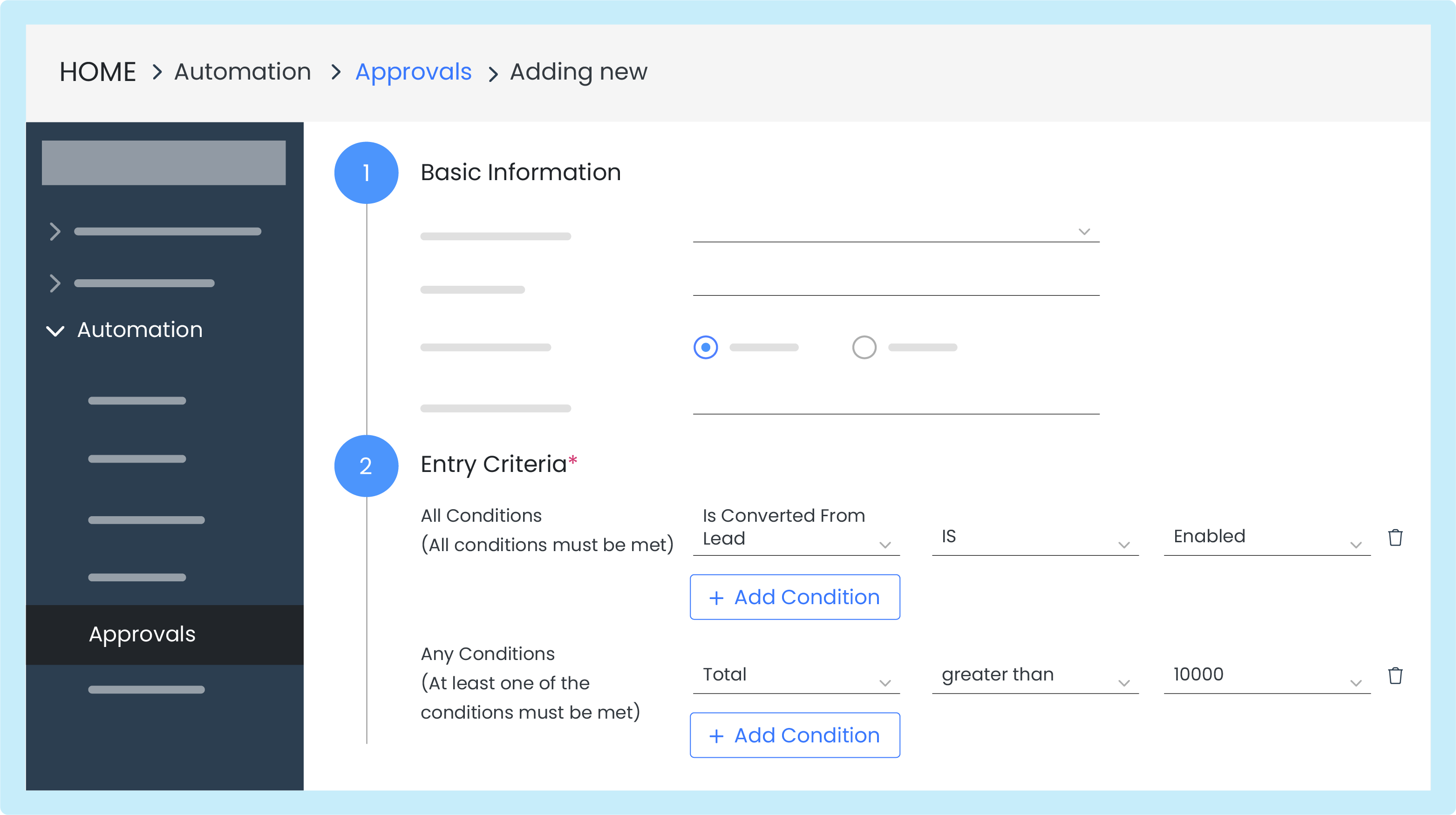 Approvals
