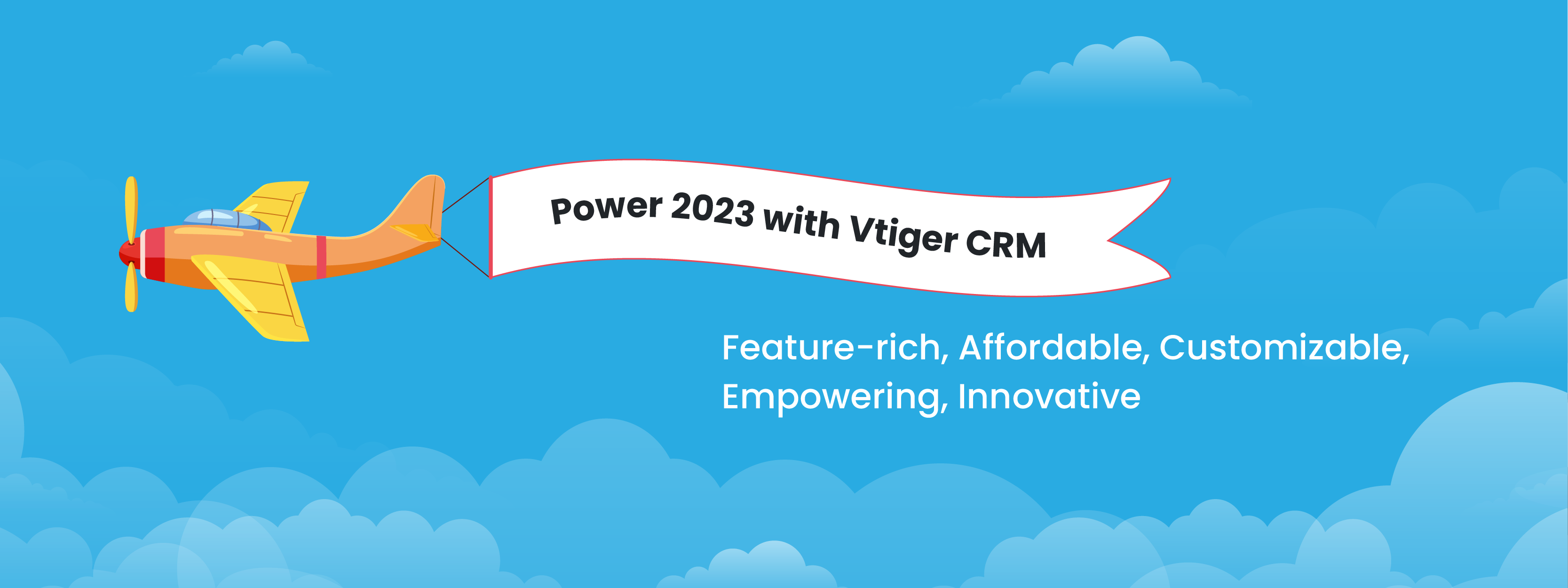 Vtiger CRM - Welcome to 2023_Banner
