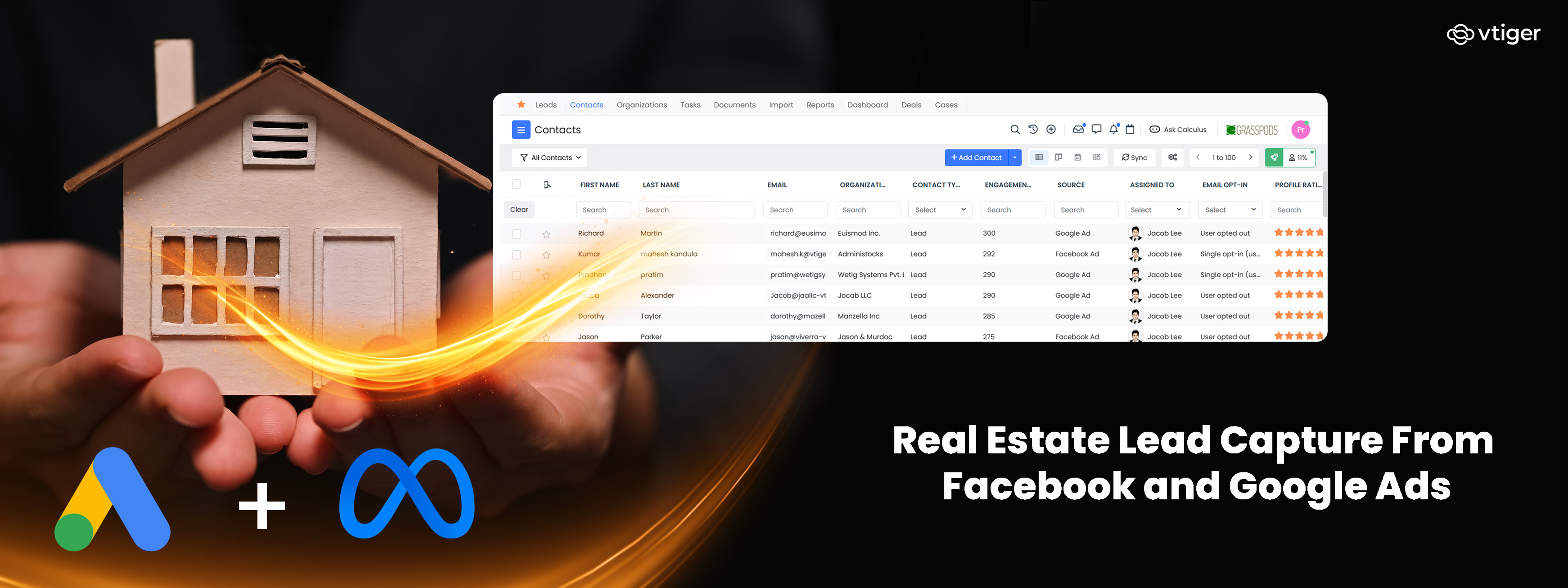 Real Estate Lead Capture From Facebook and Google Ads